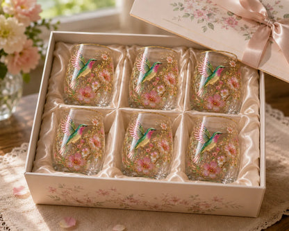 🌸🌿 Limited Edition 2026 Garden Morning Bliss Glass Tea Cup☀️☕