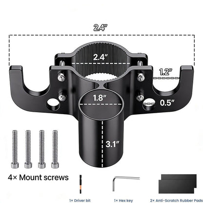 🔥2026 Aluminum RV Towing Chain Organizer & 7-Way Plug Holder ( RV Camper Accessories )