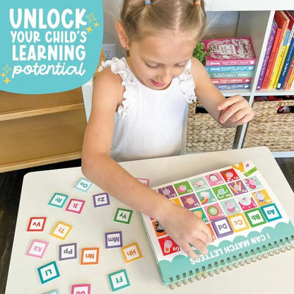 🎉"My First Busy Book" Montessori Interactive Quiet Book, Screen-Free Educational Travel Activity Book for Toddlers 3-8