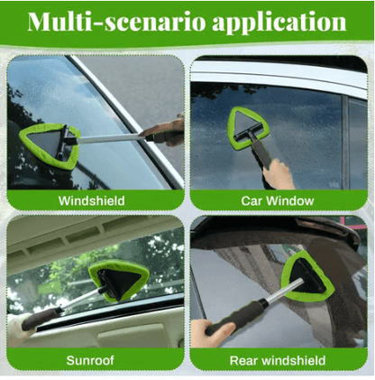 ⏰Final 3 Hours  : Microfiber Car Windshield Cleaning Tool with Extendable Handle