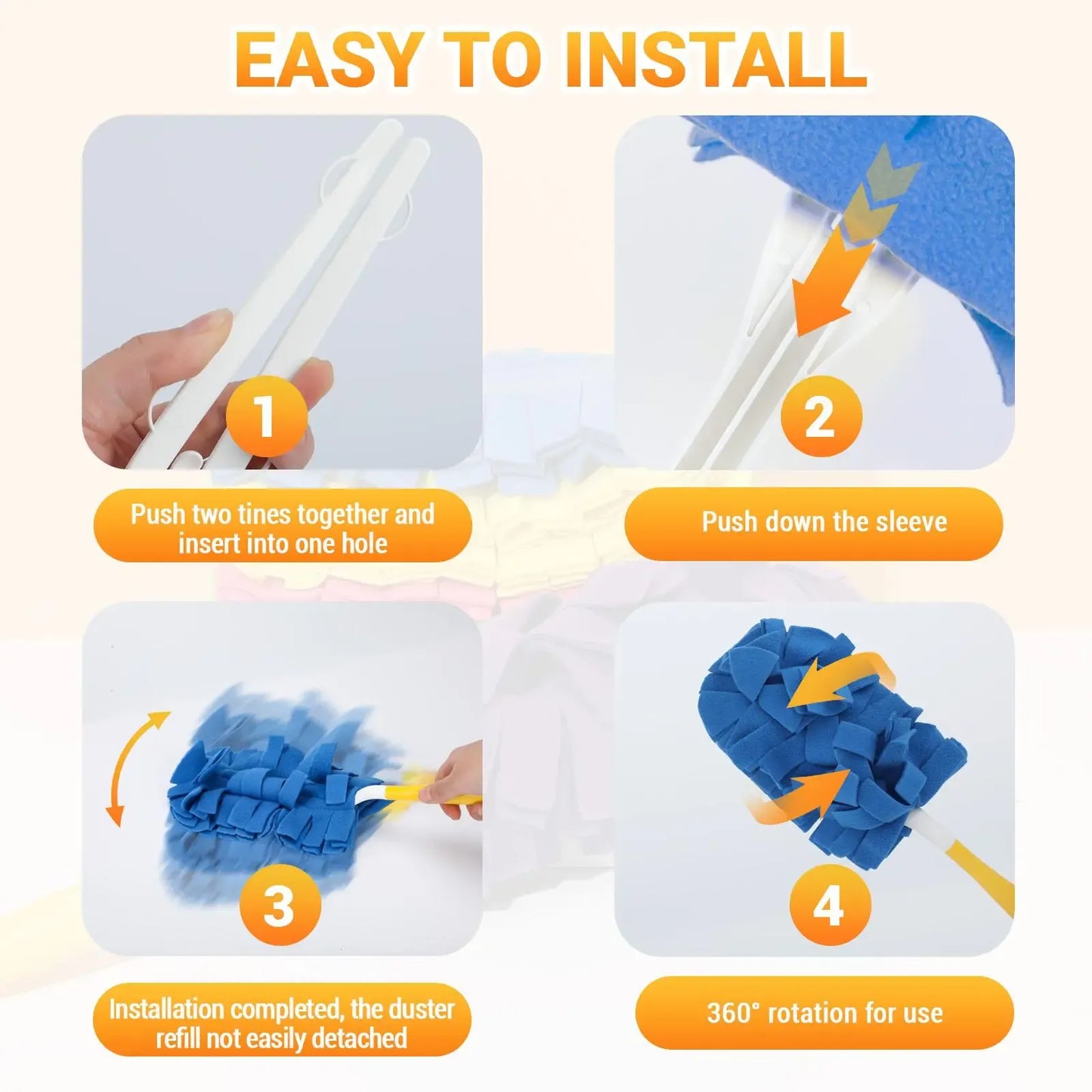 🔥LAST DAY 50% OFF-Reusable Chenille Microfiber Dust Duster