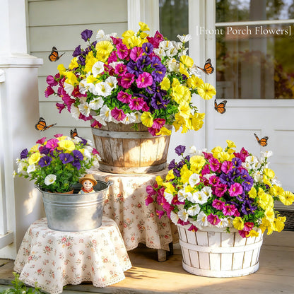 🔥Last Day 60% OFF🔥Sunscreen and Rainproof Artificial Petunias Flowers