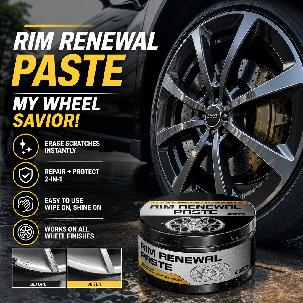 🥳2026 HOT SALE🥳💞50K+ SOLD!💨✨All-in-One Wheel Care & Restoration Paste