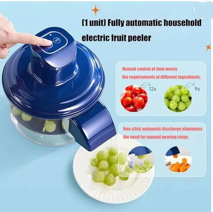 Electric Garlic & Cherry Tomato Peeler | Effortless Skin Removal Tool