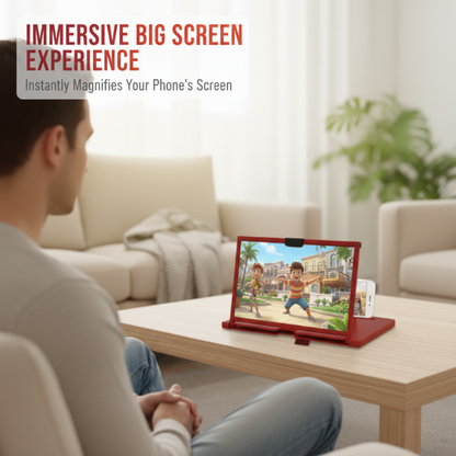 🥳2026 HOT SALE🥳💞50K+ SOLD!💥👓❤️ Ease Eye Strain, Make Screen “Bigger” | HD Phone Magnifier for Easier Viewing🎬✨