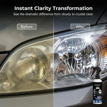 🚗Professional Car Headlight Restoration Kit – Removes yellowing & scratches, restores clarity & UV protection – easy DIY solution ✨