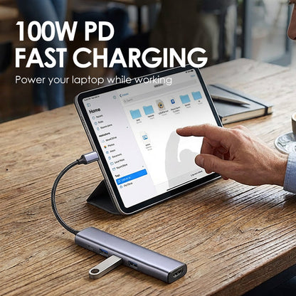 ⏳Limited-time 50% off⏰Portable 5-in-1 USB-C Hub with 4K HDMI Output📱➡️📺