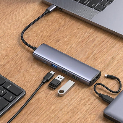 ⏳Limited-time 50% off⏰Portable 5-in-1 USB-C Hub with 4K HDMI Output📱➡️📺