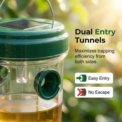 🔥New Hot Selling❤️‍🔥Solar Powered Hanging Wasp Trap