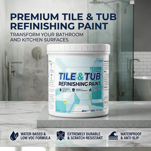 🔥Premium Tile & Tub Refinishing Paint Kit
