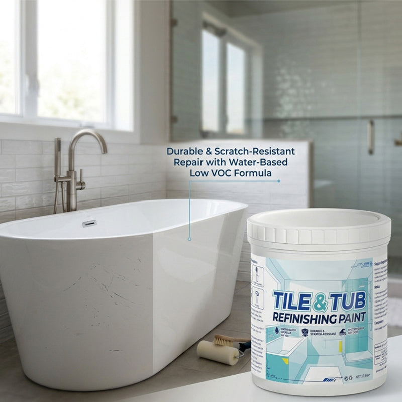 🔥Premium Tile & Tub Refinishing Paint Kit