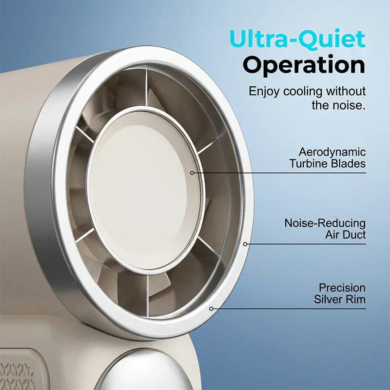 🥳2026 HOT SALE🥳💞50K+ SOLD!💨❄️ 50% OFF! Turbo Handheld Fan – 16900 RPM, 6 speeds, LED display. 3000mAh battery, 10.7hrs cooling. Pocket‑sized power! 🌬️✨