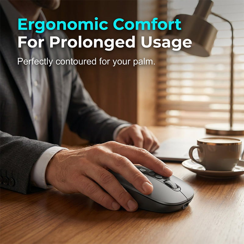 ⏳Time-Limited Special⏰AI Smart Voice Wireless Mouse Real-Time Translation, Silent Click  Boosts Productivity For Work & Study! ⚡🖱️💬