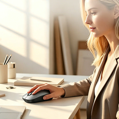 ⏳Time-Limited Special⏰AI Smart Voice Wireless Mouse Real-Time Translation, Silent Click  Boosts Productivity For Work & Study! ⚡🖱️💬