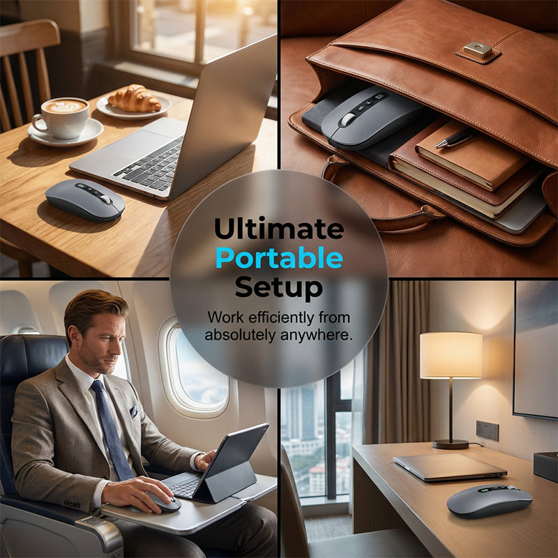 ⏳Time-Limited Special⏰AI Smart Voice Wireless Mouse Real-Time Translation, Silent Click  Boosts Productivity For Work & Study! ⚡🖱️💬