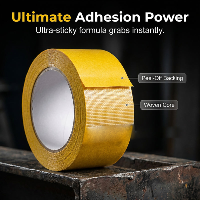 🔥LAST DAY SALE🔥StikPro Heavy-Duty Double-Sided Tape💪 Super Strong & Waterproof!✅ Leaves No Residue | Removable Yet Reliable✅Perfect for Carpets, Wallpaper, Balloons & Renters’ Quick Fixes 🏡🇬🇧🎉
