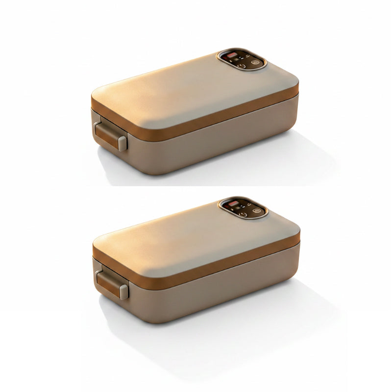 🍱 LIMITED-TIME 50% OFF! ✨ Portable Electric Lunch Box – Self-Heating, 7200mAh, 304 Stainless Steel 🔋