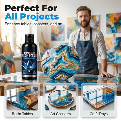 High-Gloss Epoxy Resin Polish