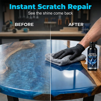 High-Gloss Epoxy Resin Polish