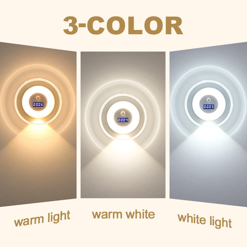 ⌛Limited-Time Offer-Smart LED Clock Night Light with Motion Sensor