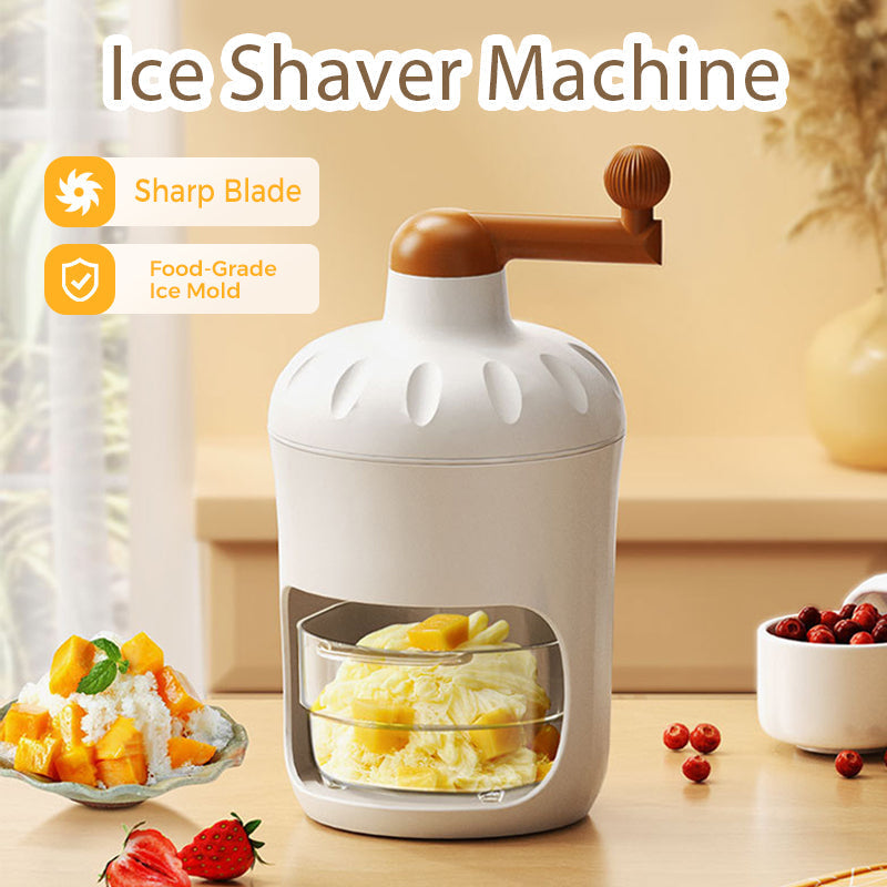 Manual Ice Shaver Machine with Ice Mold