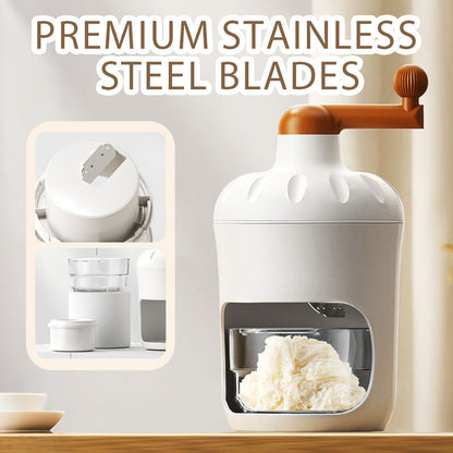 Manual Ice Shaver Machine with Ice Mold