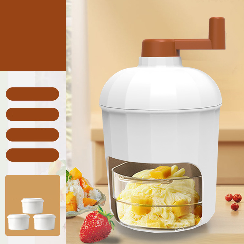 Manual Ice Shaver Machine with Ice Mold