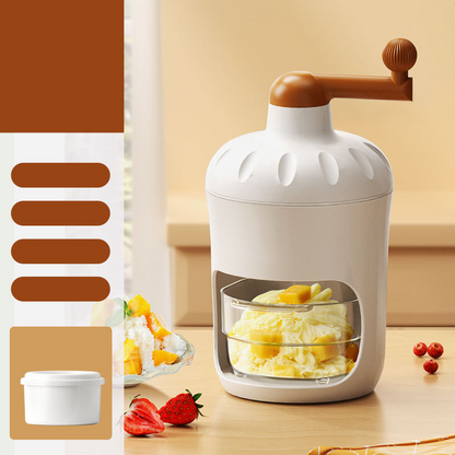 Manual Ice Shaver Machine with Ice Mold