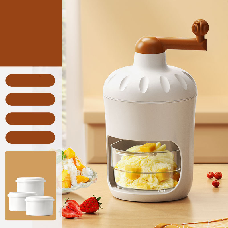 Manual Ice Shaver Machine with Ice Mold