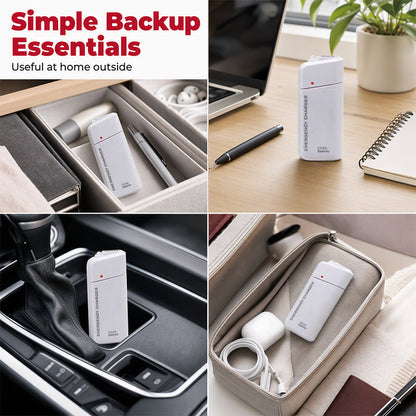 🔥Portable Emergency AA Battery‑Powered Charger｜Power Bank with LED Flashlight for Outdoor & Emergency Situations