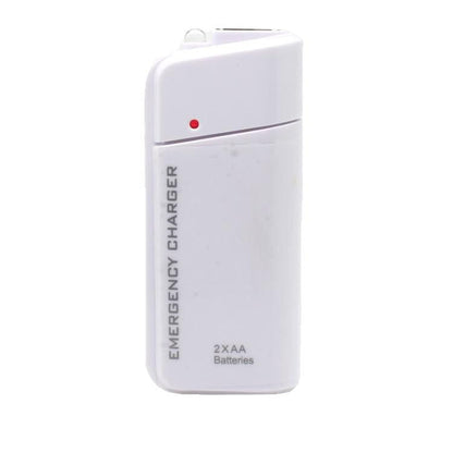 🔥Portable Emergency AA Battery‑Powered Charger｜Power Bank with LED Flashlight for Outdoor & Emergency Situations